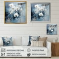 thumbnail image 4 of Designart "Delicate Abstraction: Blue Orchid Blossoms I" Orchids Wall Art Living Room, 4 of 7