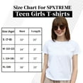 thumbnail image 3 of SPXTREME [3 Pack] Girls Boyfriend Short Sleeve Graphic T-Shirts Junior Teen Tween Tees Sizes 7-18, 3 of 10