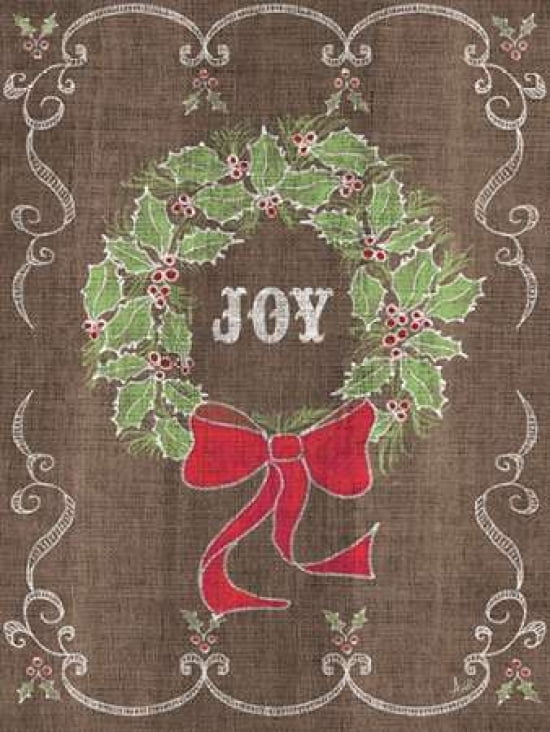 Noel Burlap Art Iii
