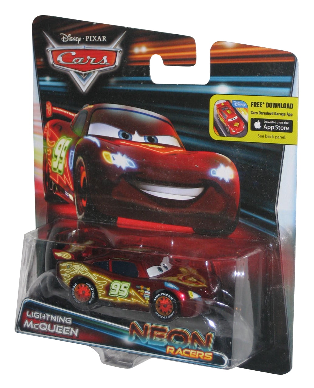 Disney Cars Movie Neon Racers (2013) Exclusive McQueen Toy - Walmart.com