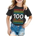 thumbnail image 2 of Letdown 100th Day of School Kids 100 Days Math Numbers T-Shirt Funny School Boys Girls Kids Gift 100 Days of School T-Shirts (Black,3-4 Years), 2 of 4