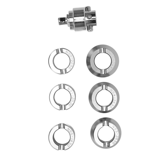 Watch Back Cace Opener Dies, Stainless Steel 5538 Watch Case Opener Portable 6 Different Size Professional Stable Structure For Shop