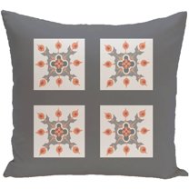 Simply Daisy 16" x 16" Four Square Geometric Print Outdoor Pillow