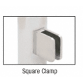 thumbnail image 4 of CRL PS42LBS Brushed Stainless 42" Steel Square Glass Clamp 90 Degree Corner Post Railing Kit, 4 of 6