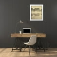 thumbnail image 4 of Amy Melious 12x14 White Modern Wood Framed Wall Art Titled - Foggy Lake I, 4 of 5