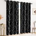 thumbnail image 5 of Tchckioa Neutral Print Blackout Curtains for Bedroom,Thermal Insulated Grommet Drapes,42x63 Inch,2 Panels, 5 of 9