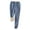 Blue, variant on HUPOM Dress Pants Women Pants For Women In Clothing Compression High Waist Rise Long Wide-Leg L