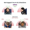 thumbnail image 4 of Cabeau Evolution X Adjustable Memory Foam Travel Neck Pillow, Diamond/Black, 4 of 7
