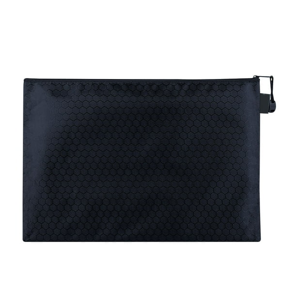 Football Pattern Canvas Stationery Bag with Zipper, Thickened File Organizer Pouch for Students and Office Use, Lightweight Portable Design for Pens Pencils Erasers