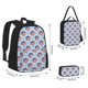 thumbnail image 2 of Balery Donut with the USA Fag Mochila escolar 3 en 1 para niños: mochila resistente con lonchera térmica y estuche para lápices. Mochila escolar para niños y niñas., 2 of 7