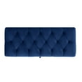 Arlo Tufted Storage Bench, Navy Blue