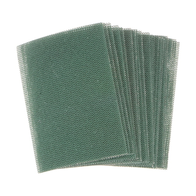 20 Piezas de Hojas de Malla de Lija de Grano 180, 3" X 4", para Lijar en Húmedo o en Seco, Almohadillas Abrasivas para Pulir y Moler Automóviles, Madera, Yeso y Metal.