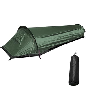 Backpacking Tent  Camping Sleeping Bag Tent Lightweight Single Person Tent