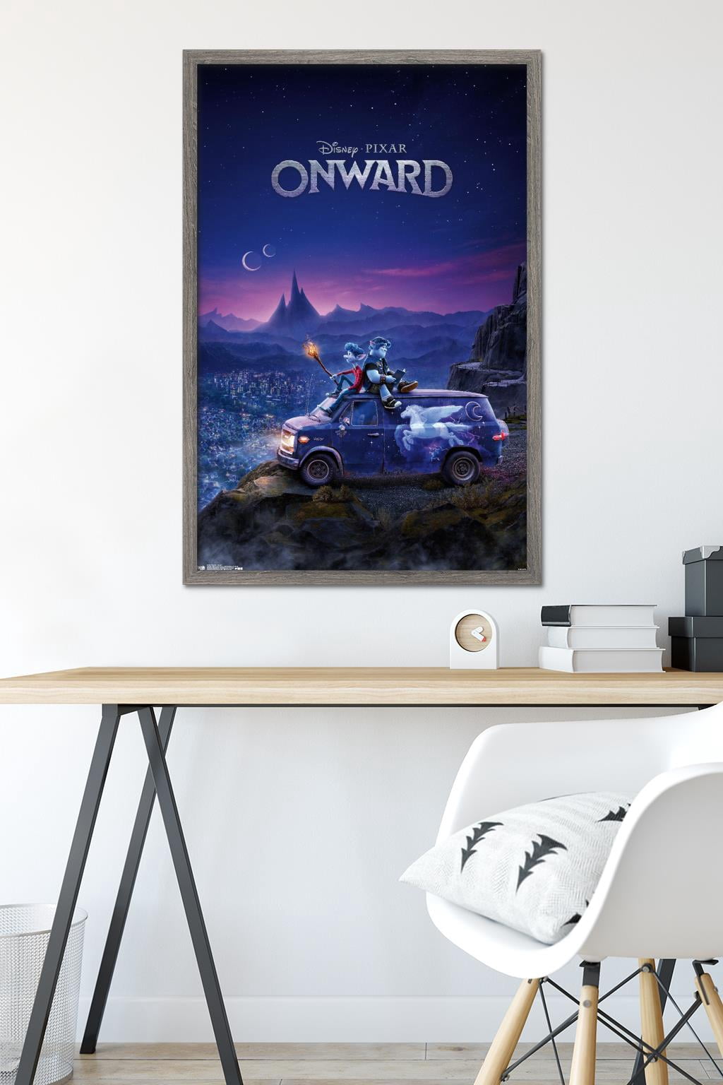Disney Pixar Onward - Teaser Wall Poster, 22.375" x 34" Framed