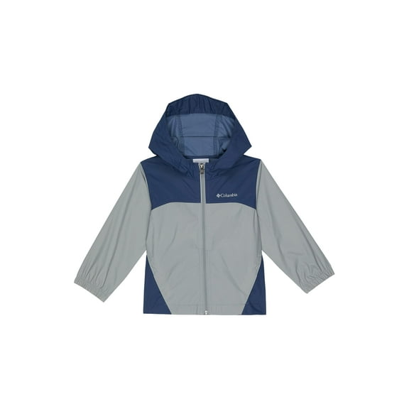 Columbia Youth Boys Glennaker Rain Jacket, Columbia Grey/Dark Mountain, XX-Small