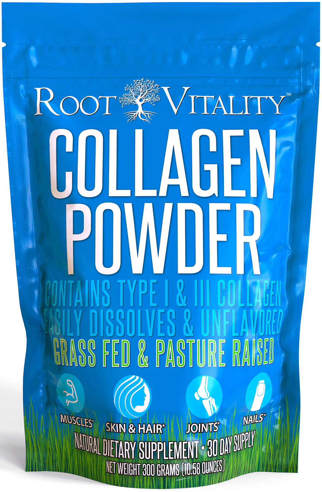 Root Vitality Collagen Powder Collagen Supplements for Skin, Hair