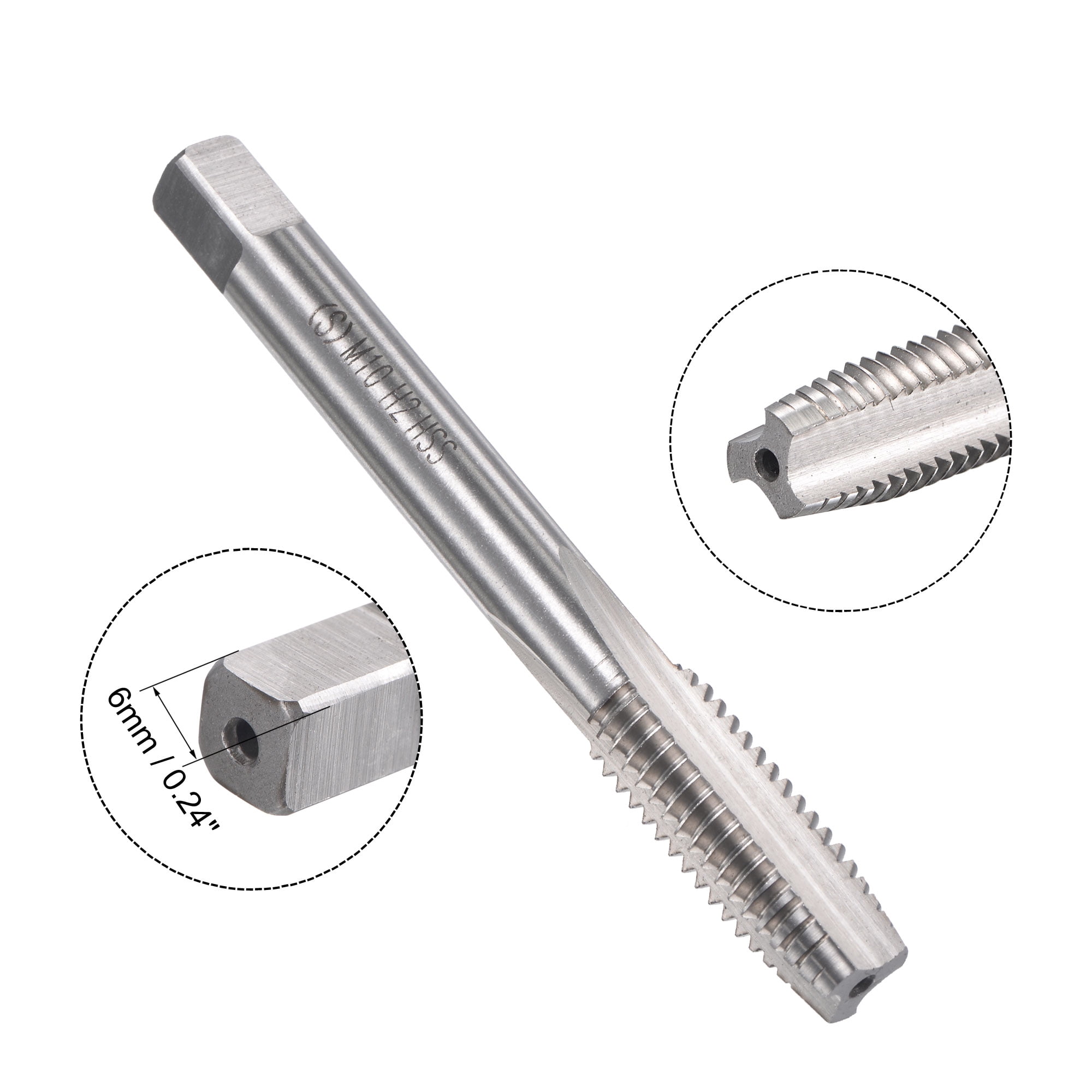 Threading Map Straight Flute Tap Sourcing Map Metric Thread Tap M10 X 1.5 H2 200mm ...