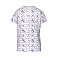thumbnail image 4 of Wukai Lavender Flowers Youth Unisex Short Sleeve T-Shirt for Boys, Girls, Teens, and Kids-X-Small, 4 of 7