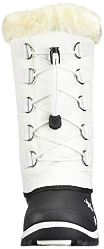 Baffin Girl's Emma Snow Boot, White, 13 
