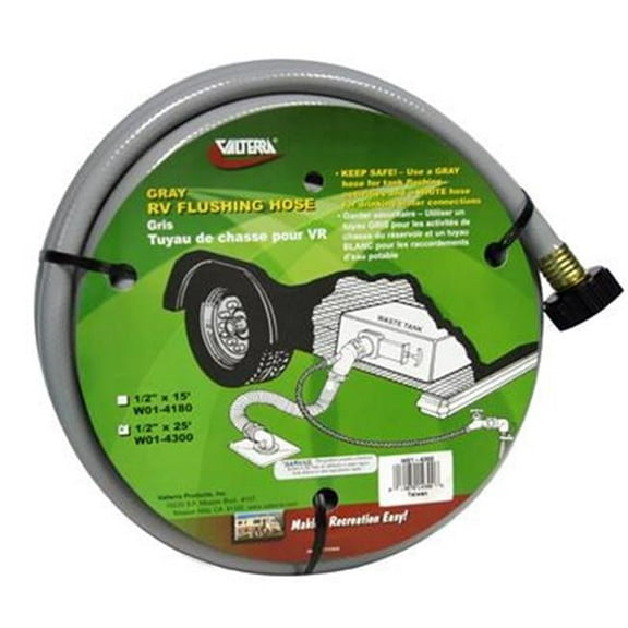 VALTERRA LLC W014300 Waste Water Hose, 0.5 X 15 Ft.