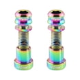 thumbnail image 2 of Juego de 2 tuercas de pernos de vástago de carbono para bicicleta, reparación de tuercas de pernos de vástago de bicicleta, vástago fijo 25 mm x 8 mm colorido, 2 of 8