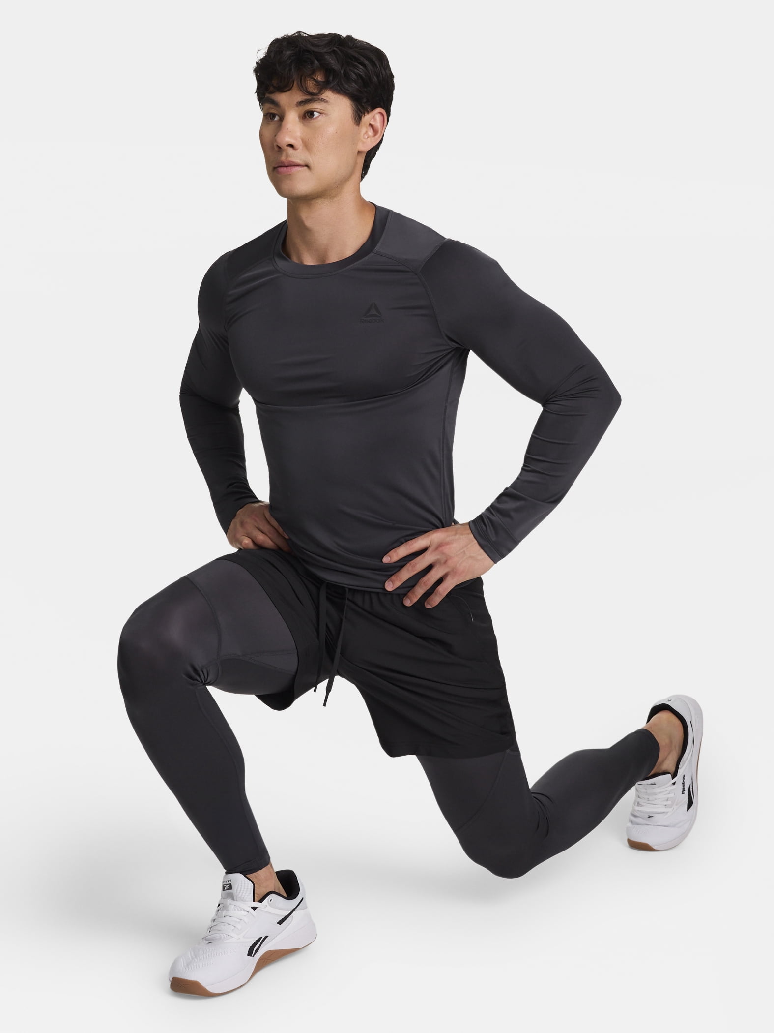 Reebok Men's and Big Men's Kinetic Compression Leggings, Sizes XS-5XL