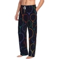 thumbnail image 2 of Balery Colorful Balloons print Men's Pajama Pants,Ultra Lightweight Pjs,Lounge Pant-Small, 2 of 9