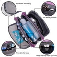 thumbnail image 5 of Toiletry Bag for Women Ladies Hanging Travel Dopp Kit Lightweight Water Resistant Small Shaving Bag Bathroom Cosmetic Organizer for Women, Purple, 5 of 8