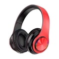 thumbnail image 1 of Sueño Auriculares Auriculares con cancelación de ruido Auriculares Bluetooth inalámbricos emisores de luz luz de respiración colorida se puede insertar tarjeta plegable auriculares(Buy 2 Save 10%), 1 of 2