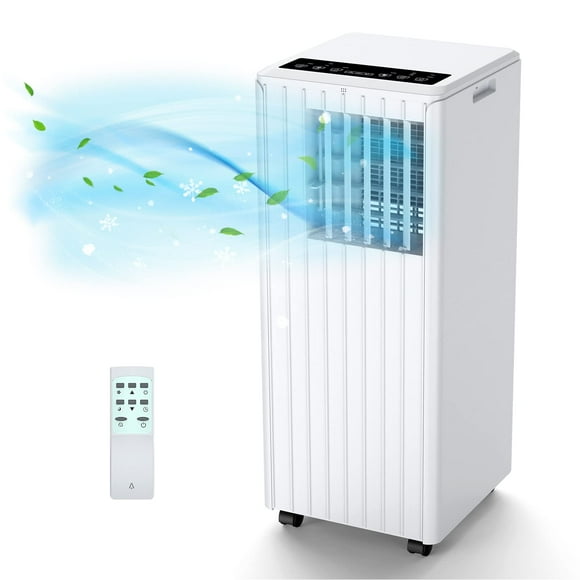 ACONEE Aire acondicionado portátil de 8000 BTU, color blanco