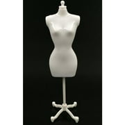 30cm Mini Mannequin Dress Clothes Gown Model Stand for Doll Display Holder