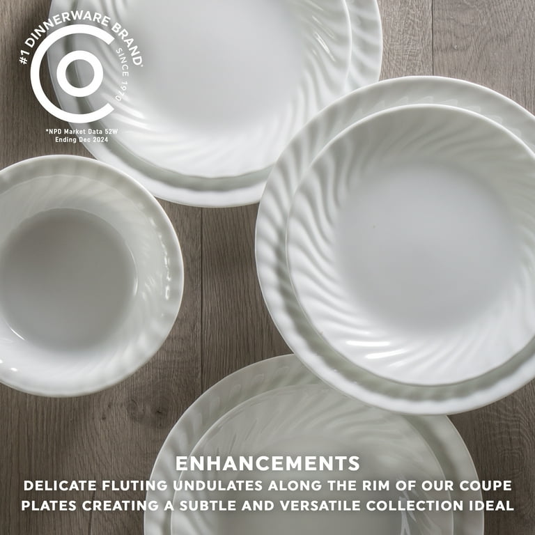 Corelle Enhancements 12-Piece Glass Dinnerware Set (Service for 4