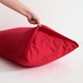 thumbnail image 5 of Ntbay Cotton Ultra Soft Body Pillowcase with Envelope Closure, Breathable and Smooth Body Pillow Cover, 20"x54", Red, 5 of 5