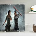 thumbnail image 1 of Cortina de ducha Walkings Deads Anime impermeable 180 x 180 cm, 1 of 1