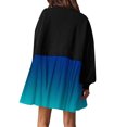 thumbnail image 4 of TJAZFJPA Robes Boho pour Femmes Mode Féminine Robe Chandail en Molleton Surdimensionnée Manches Longues Col Rond Pull Tops Coupe Décontractée Chandails en Molleton Mini Robe Robe Formelle Robe Noire Manches Longues, 4 of 4