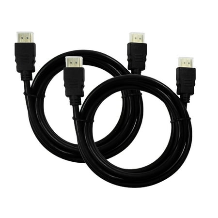 Ematic 6-Foot HDMI 1080p Cables (2 Pack)