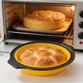 thumbnail image 1 of Baking Pan Rectangular Baking Pan Non-Stick Cake Mold for Oven 1 Count(Yellow) Rkxzt, 1 of 6