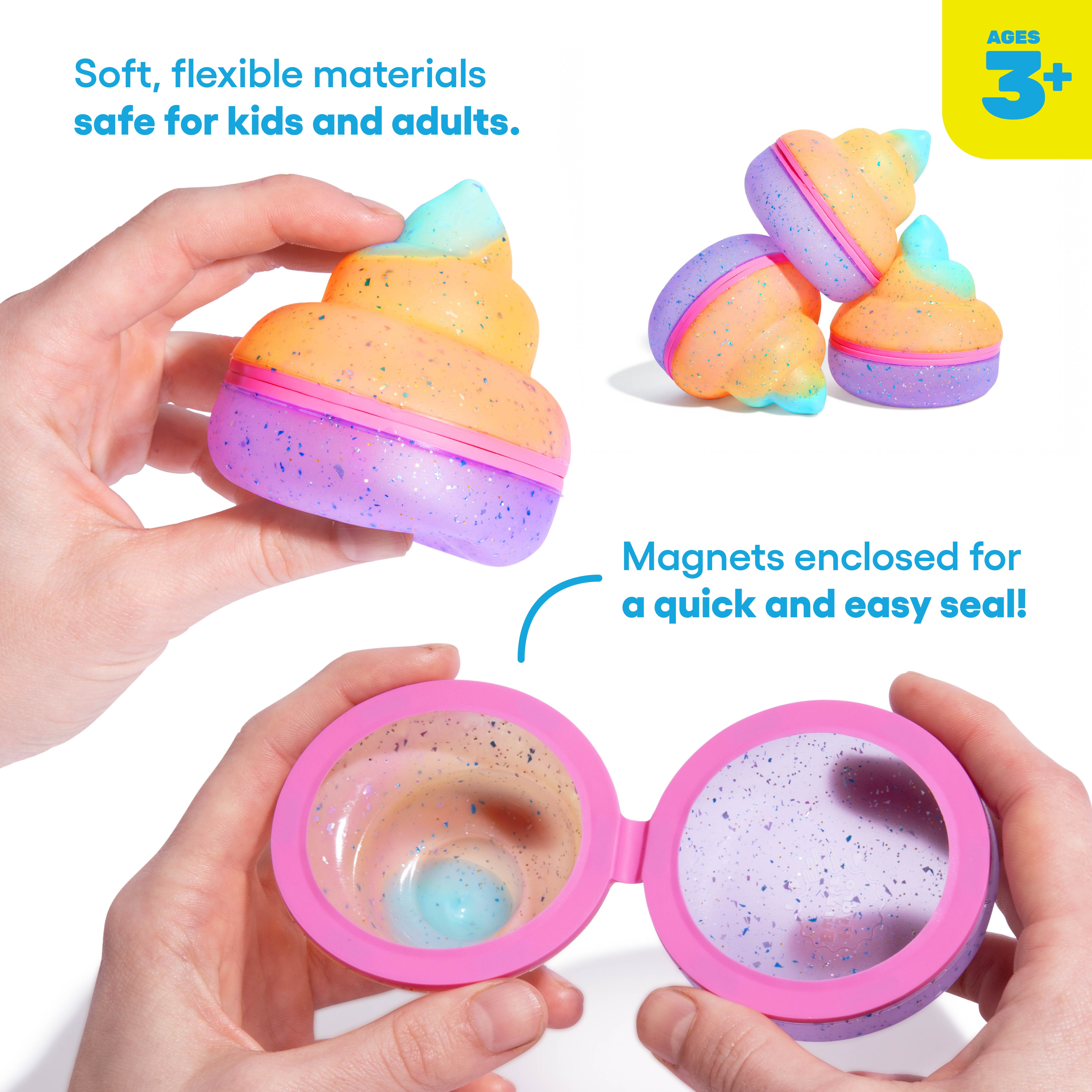 Hydroburst 6-Pack Reusable Water Balloons, Includes 6 Poopy Shape Balloons by What Do You Meme?