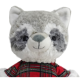 thumbnail image 4 of Holiday Time Plush Raccoon Grey 9.5inch for 3 years and up, 4 of 4