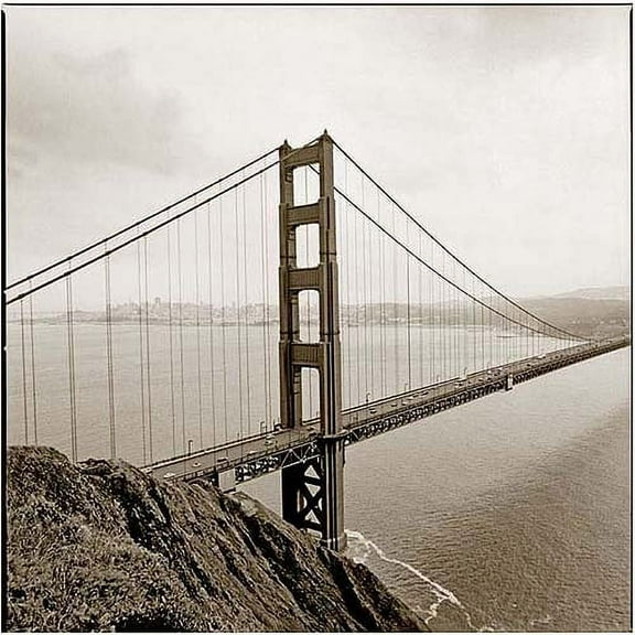 Trademark Art "Golden Gate Bridge" Canvas Wall Art by Preston