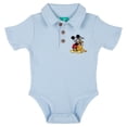 thumbnail image 4 of Disney Mickey Mouse Pluto Ribbed Polo Bodysuit and Shorts Outfit Set Newborn to Infant, 4 of 5