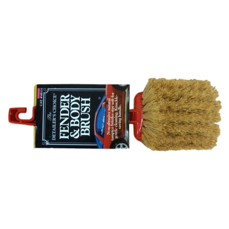 Fender Body Brush for Hand Washing Cars - Tampico Detailers Choice 4B331 Red