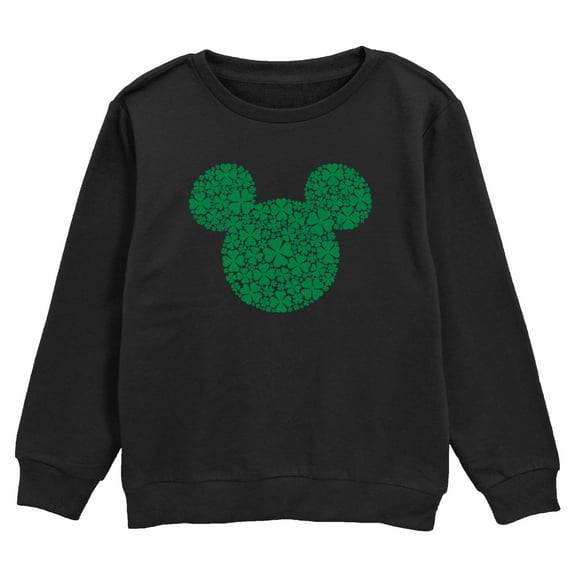Boy's Mickey & Friends Clover Silhouette  Sweatshirt