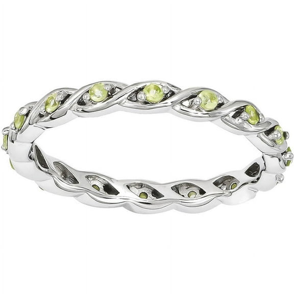 Peridot Sterling Silver Ring
