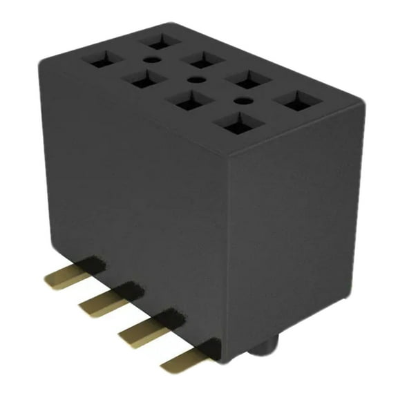FLE-104-01-G-DV-A Connector Receptacle 8 Position 0.05 Surface Mount Gold :RoHS
