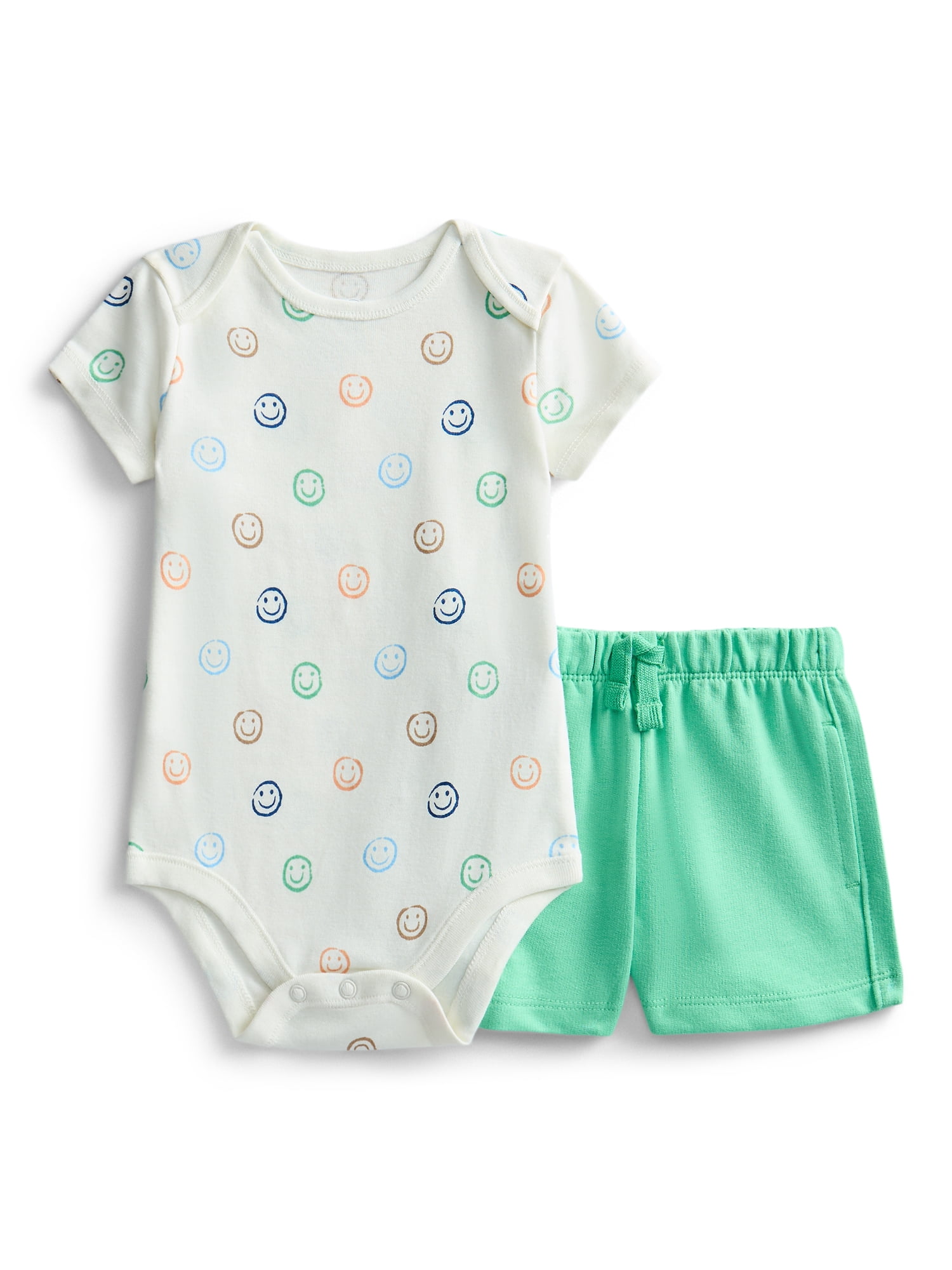 Wonder Nation Baby Boys Mix and Match Outfit Set, 8-Piece Sizes 0M-24M