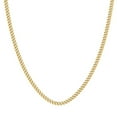 thumbnail image 1 of Collier Chaîne Cubaine pour Homme de 22 Pouces en Acier Inoxydable Jaune - 5 mm, 1 of 4