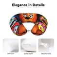 thumbnail image 5 of Lsque Five Nights At Freddy'S Print Travel Pillow Memory Foam - Head Neck Support Airplane Pillow U-Shaped Neck Pillow for Traveling, Car, Home, Office, 5 of 7