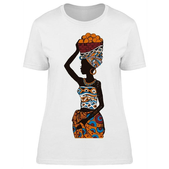 Colorful Beautiful Black Woman T-Shirt Women -Image by Shutterstock, Female x-Large