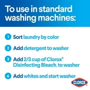 Clorox Disinfecting Bleach, Regular - 121 Ounce Bottle